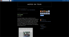 Desktop Screenshot of mopedontour.blogspot.com