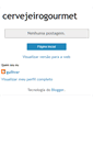 Mobile Screenshot of cervejeirogourmet.blogspot.com