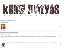 Tablet Screenshot of kunglmatyas.blogspot.com
