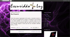 Desktop Screenshot of escuridaoxluz.blogspot.com