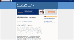 Desktop Screenshot of emerging-marketing.blogspot.com