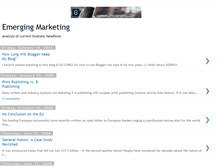 Tablet Screenshot of emerging-marketing.blogspot.com