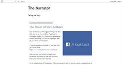 Desktop Screenshot of narrator.blogspot.com