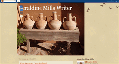 Desktop Screenshot of geraldinemillswriter.blogspot.com