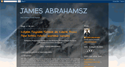 Desktop Screenshot of jamesabrahamsz.blogspot.com