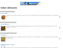Tablet Screenshot of cookingindiandelicacies.blogspot.com