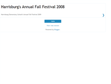 Tablet Screenshot of harrisburgpta-fallfest.blogspot.com