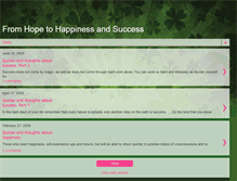 Tablet Screenshot of hope-happiness-success.blogspot.com