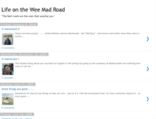 Tablet Screenshot of lifeontheweemadroad.blogspot.com