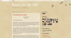 Desktop Screenshot of prayeronthehill.blogspot.com