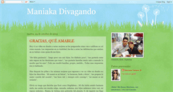 Desktop Screenshot of maniakadivagando.blogspot.com