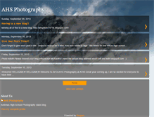 Tablet Screenshot of ahs-photography.blogspot.com