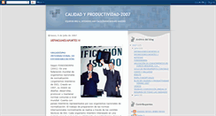 Desktop Screenshot of calidadprod2007.blogspot.com