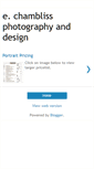 Mobile Screenshot of echamblissphotographypricing.blogspot.com