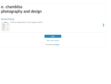 Tablet Screenshot of echamblissphotographypricing.blogspot.com