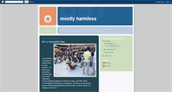 Desktop Screenshot of mostleeharmless.blogspot.com