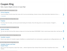 Tablet Screenshot of coupon-king.blogspot.com