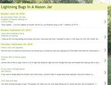 Tablet Screenshot of lightningbugsinamasonjar.blogspot.com