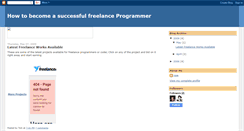 Desktop Screenshot of freelanceprogramming.blogspot.com