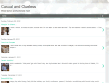 Tablet Screenshot of casualandclueless.blogspot.com