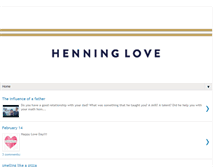 Tablet Screenshot of henninglove.blogspot.com