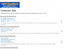 Tablet Screenshot of cameroon-jobs.blogspot.com