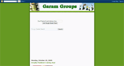 Desktop Screenshot of garamgrp.blogspot.com