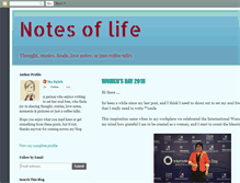 Tablet Screenshot of ita-notesoflife.blogspot.com