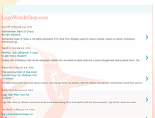 Tablet Screenshot of legowatchshop.blogspot.com