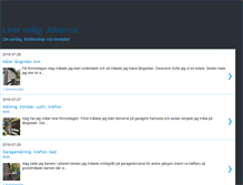 Tablet Screenshot of livet-enligt-johanna.blogspot.com