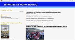 Desktop Screenshot of esporteourobranco.blogspot.com