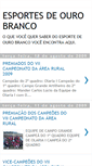 Mobile Screenshot of esporteourobranco.blogspot.com