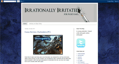 Desktop Screenshot of irrationallyirritated.blogspot.com