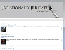 Tablet Screenshot of irrationallyirritated.blogspot.com
