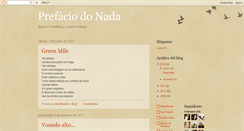 Desktop Screenshot of prefaciodonada.blogspot.com