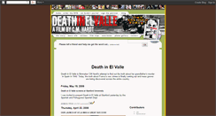 Desktop Screenshot of deathinelvalle.blogspot.com