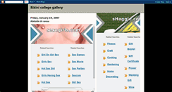 Desktop Screenshot of bikinicollegegallery.blogspot.com