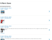 Tablet Screenshot of k-renstore.blogspot.com