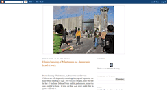 Desktop Screenshot of apartheidnapalestina.blogspot.com