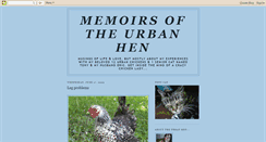 Desktop Screenshot of memoirsoftheurbanhen.blogspot.com