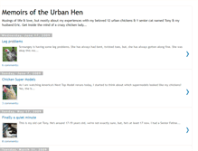 Tablet Screenshot of memoirsoftheurbanhen.blogspot.com