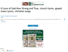 Tablet Screenshot of oloveofgodhowstrongandtrue.blogspot.com