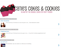 Tablet Screenshot of catiescakesandcookies.blogspot.com