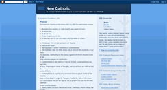 Desktop Screenshot of catholicnew.blogspot.com