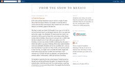 Desktop Screenshot of fromthesnowtomexico.blogspot.com