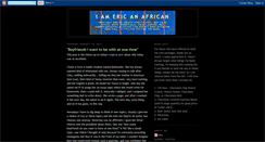 Desktop Screenshot of iamericanafrican.blogspot.com