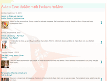 Tablet Screenshot of fashionanklet.blogspot.com