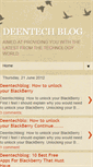 Mobile Screenshot of deentechblog.blogspot.com