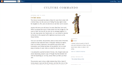 Desktop Screenshot of culturecommando.blogspot.com