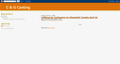 Desktop Screenshot of candgcasting.blogspot.com